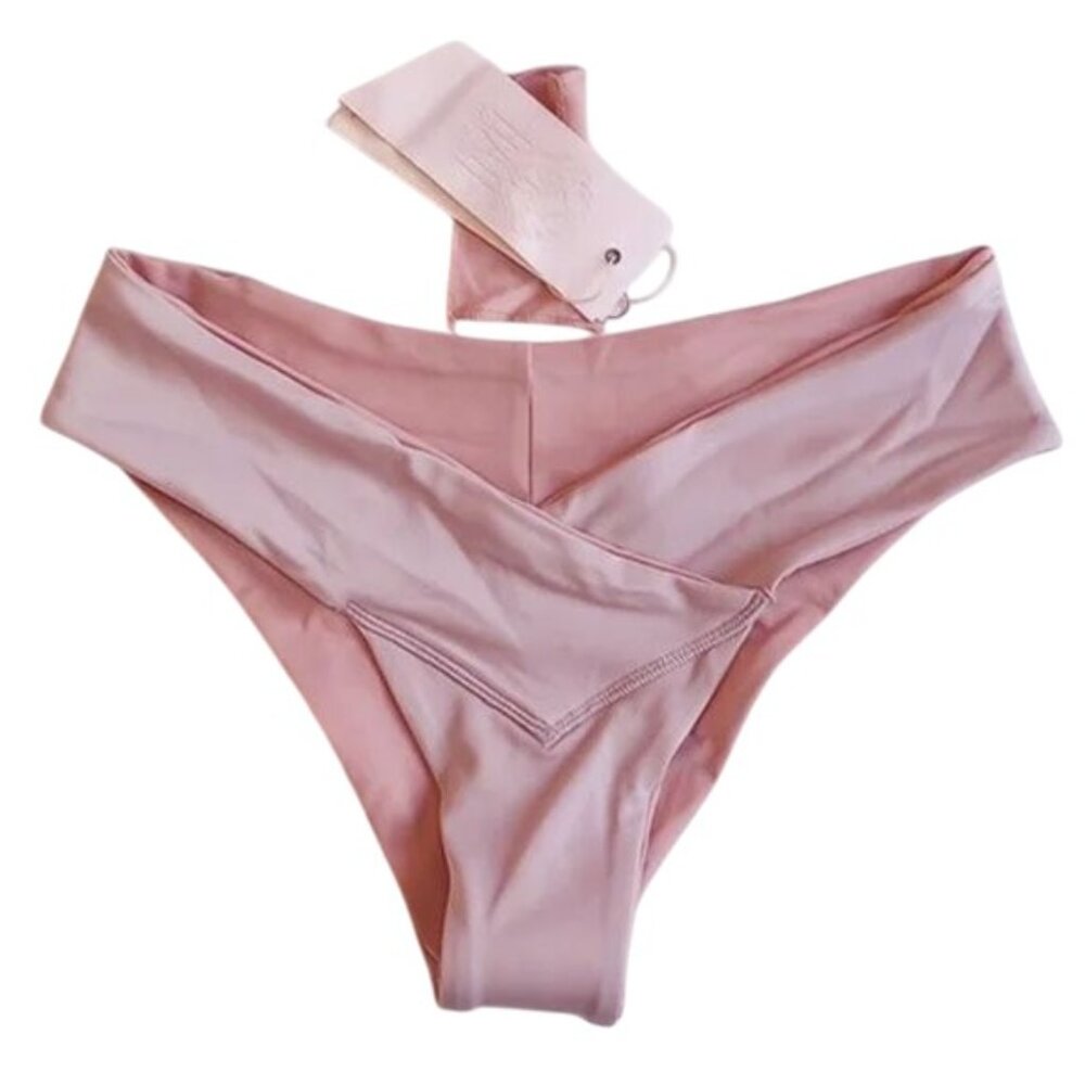 NWT We Are HAH U Cheeky Thing Reversible Bottom XS Bikini Swim Lingerie Lilac